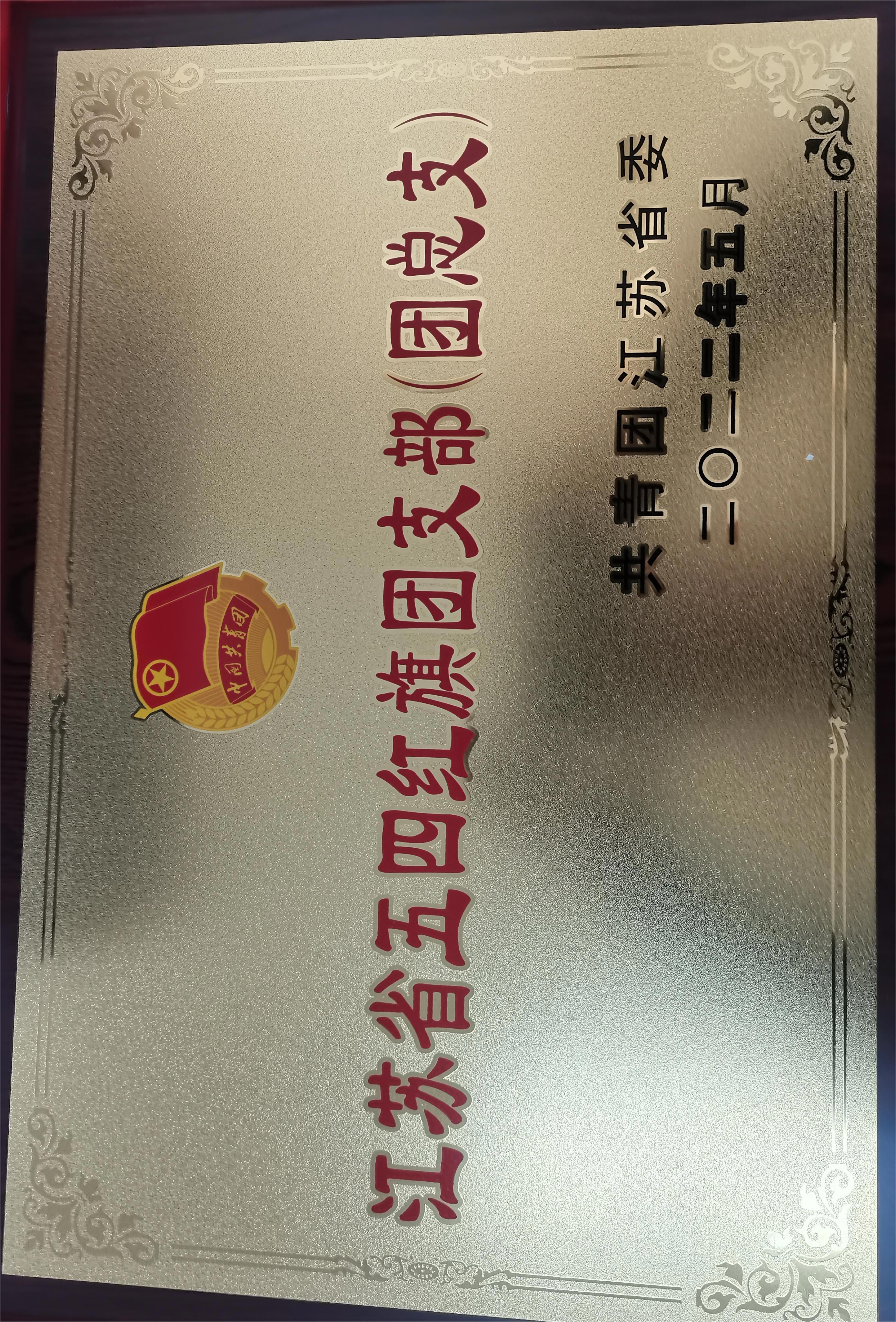 2022年5月江苏省五四红旗团支部